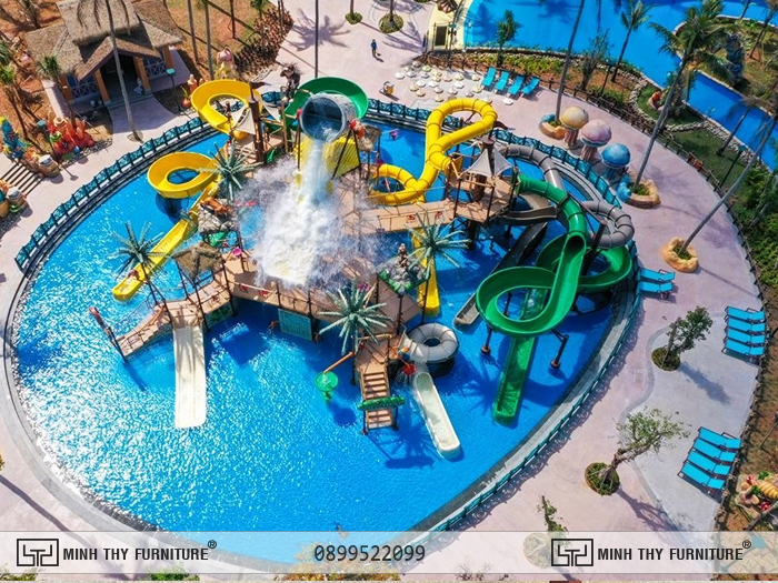 Ghế hồ bơi lưới textilene tại Aquatopia Water Park Phú Quốc Ghế hồ bơi lưới textilene tại Aquatopia Water Park Phú Quốc