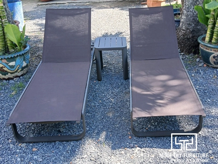 Ghế hồ bơi lưới Textilene 4055